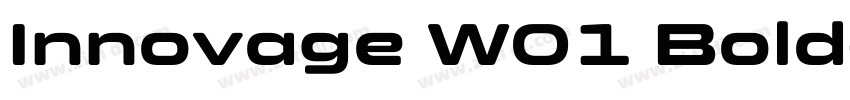 Innovage W01 Bold字体转换